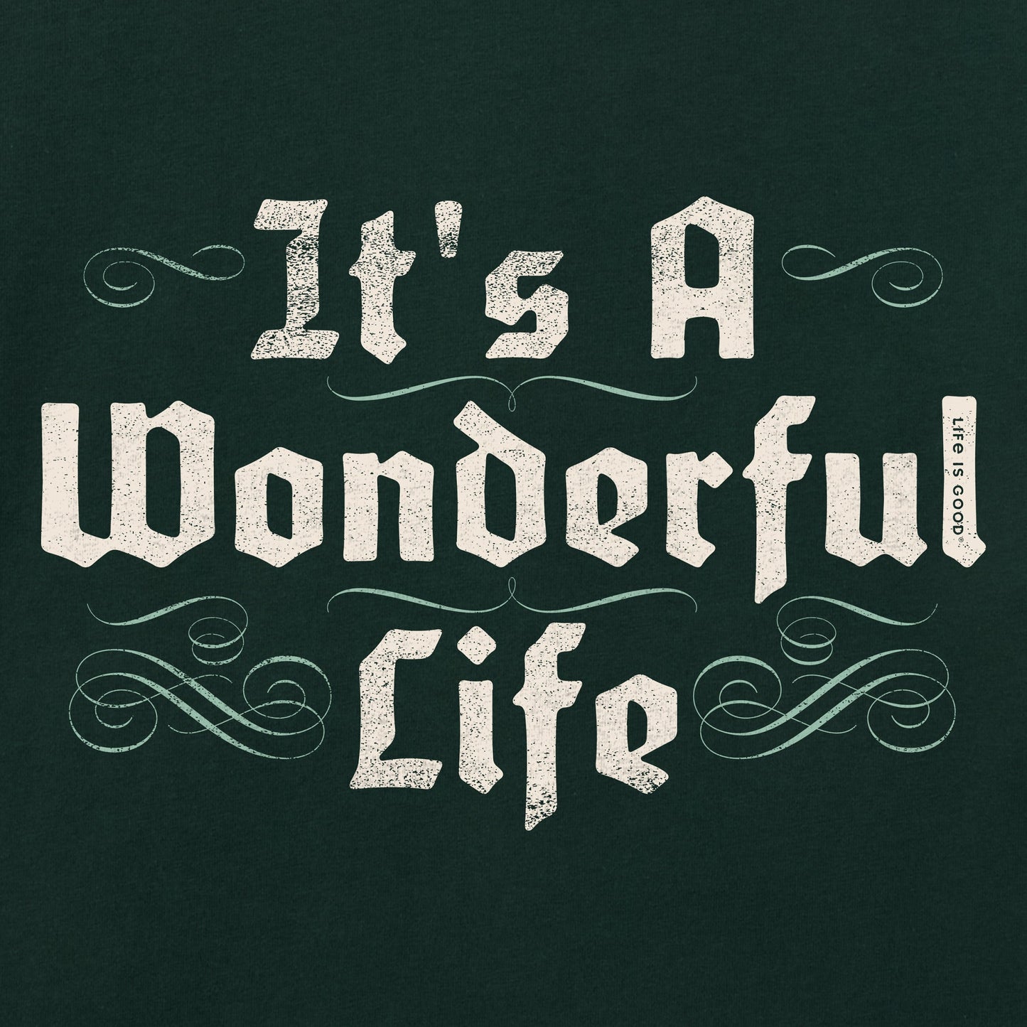 Men's Its A Wonderful Life Long Sleeve Crusher Tee