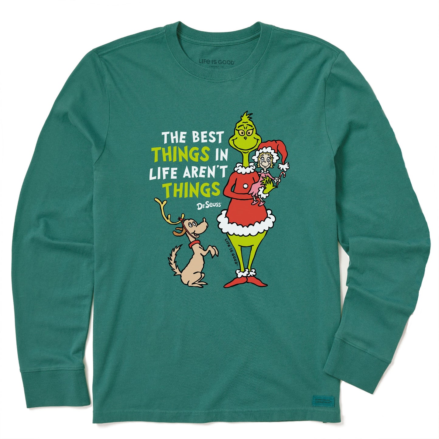 Men's The Best Things Grinch Long Sleeve Crusher Tee