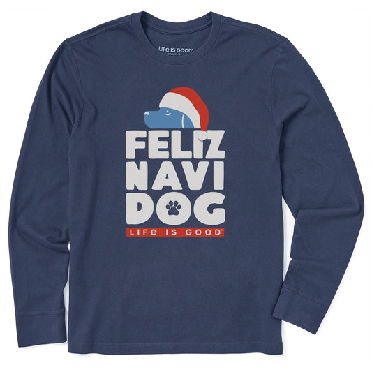 Men's Feliz Navi-Dog Long Sleeve Crusher Tee
