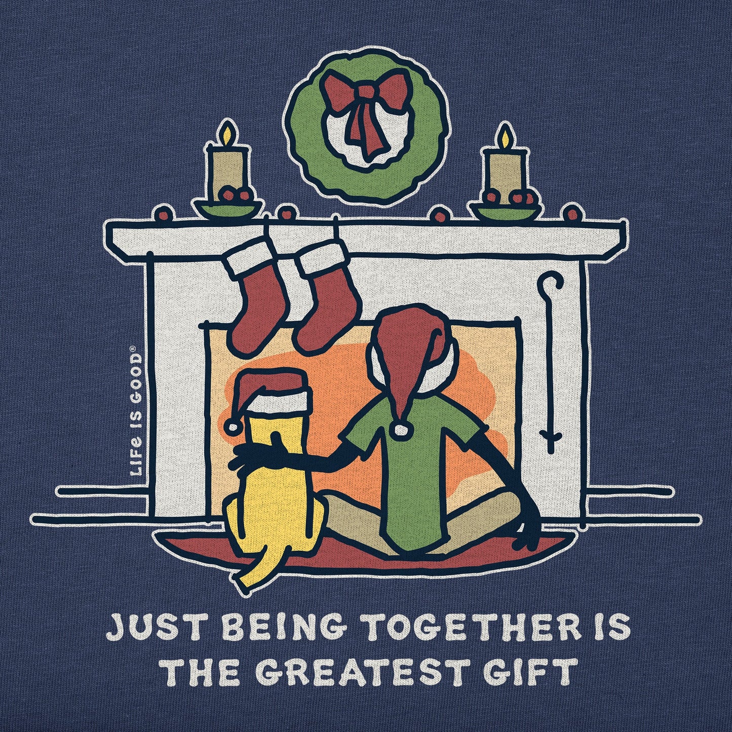 Men's Greatest Gift Jake & Rocket Long Sleeve Crusher Tee