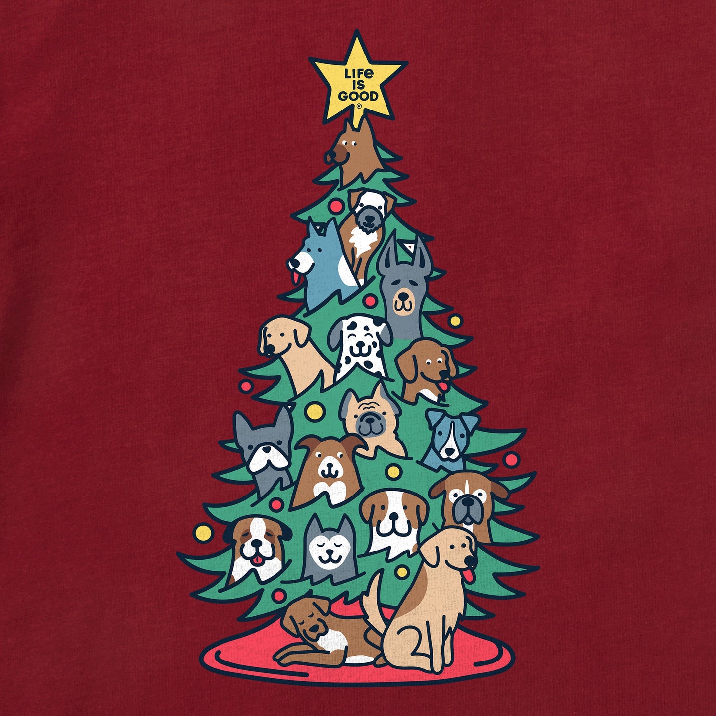 Men's Bark The Herald Tree Long Sleeve Crusher Tee