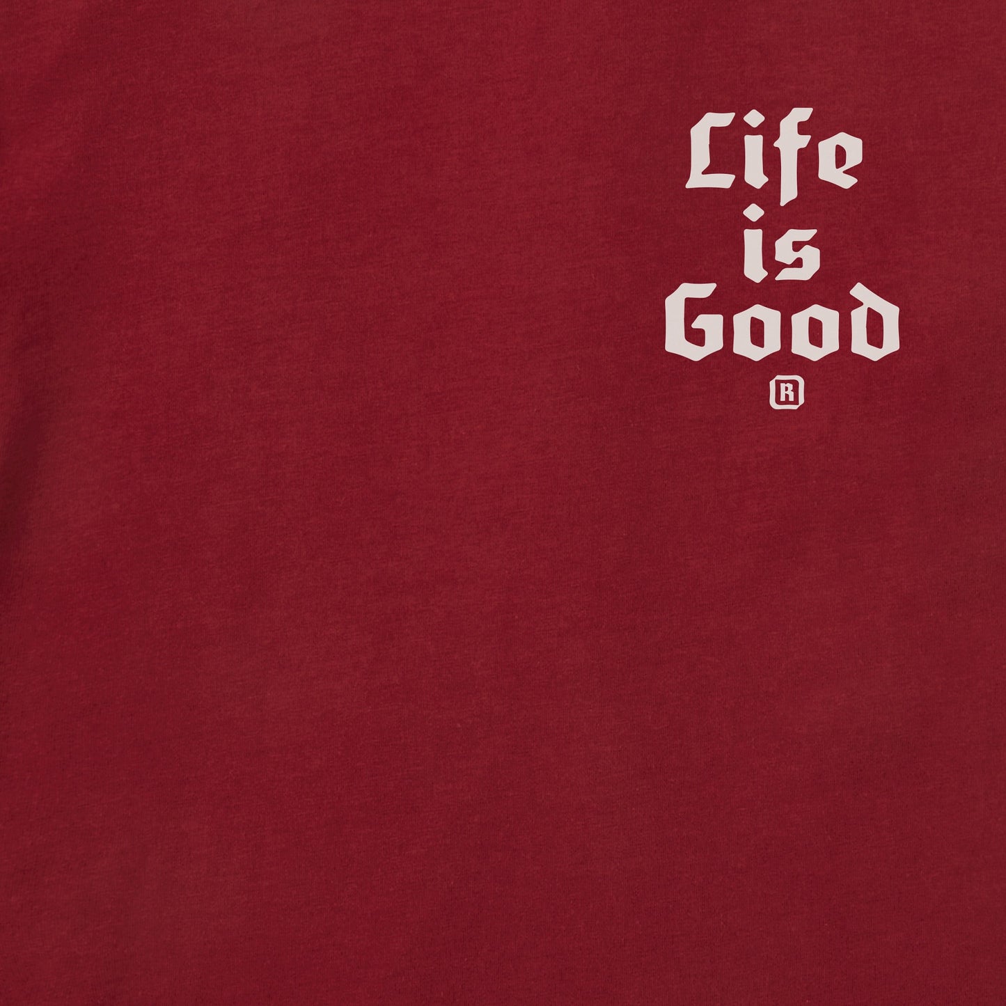 Men's Candy Cane Skeleton Long Sleeve Crusher Tee