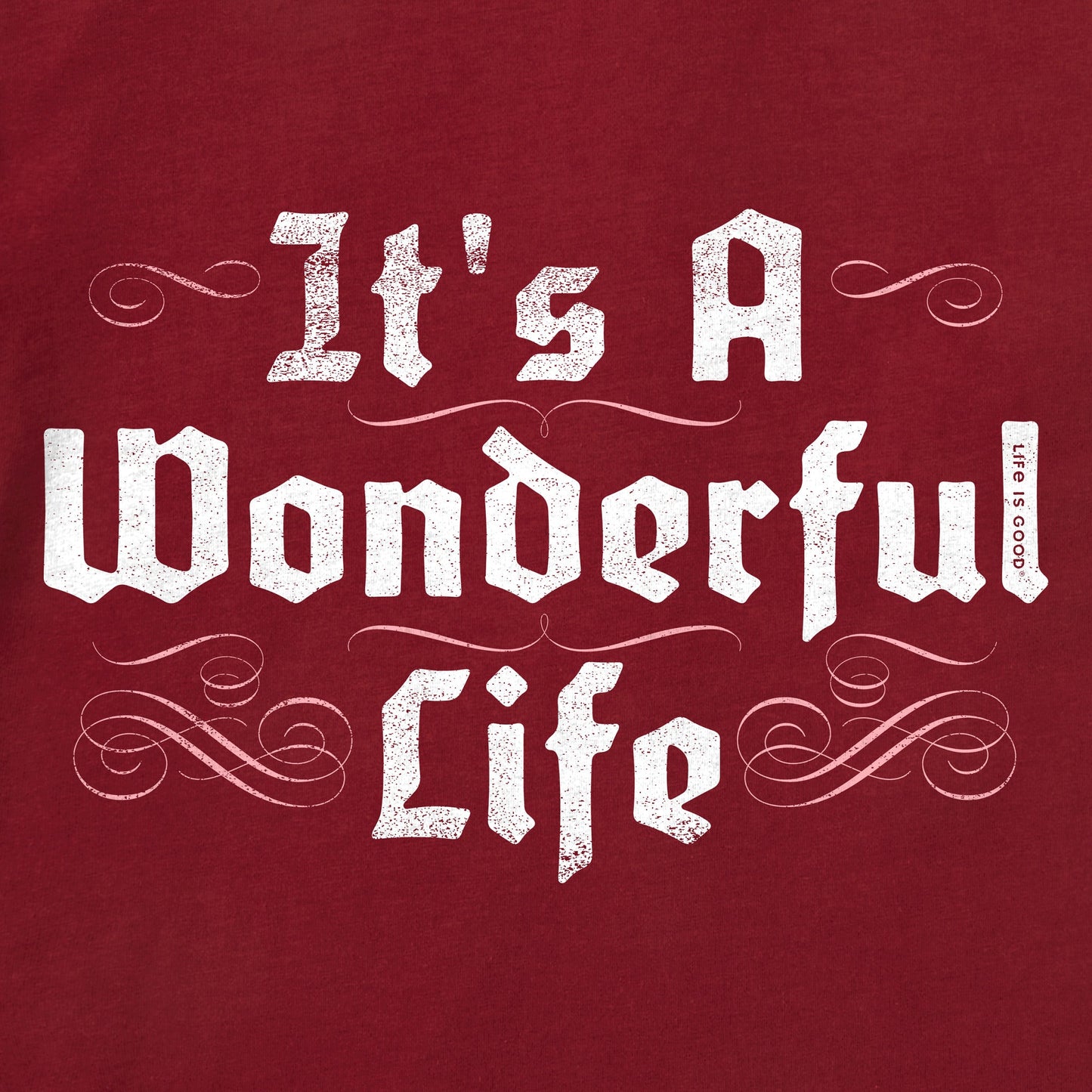 Men's Its A Wonderful Life Long Sleeve Crusher Tee