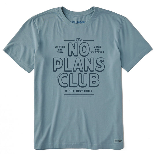Men's No Plans Club Short Sleeve Crusher Tee