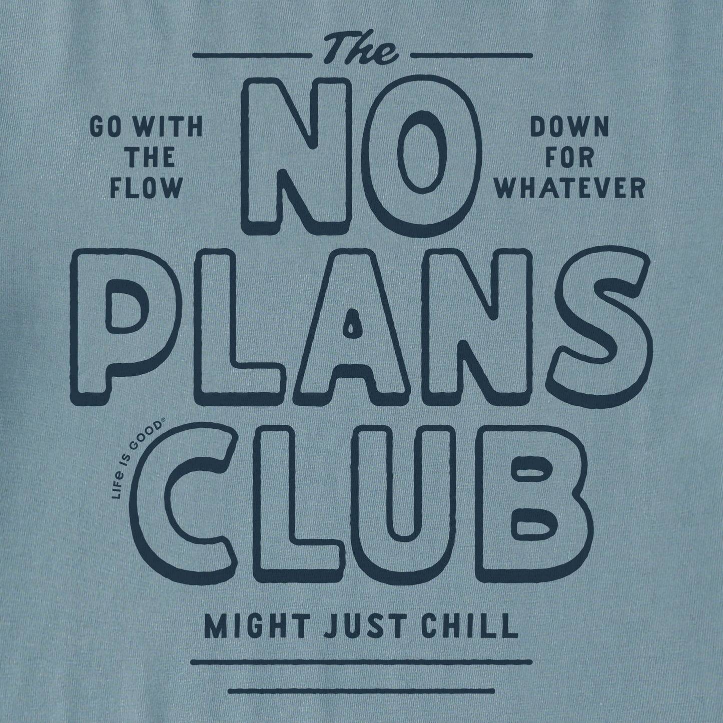 Men's No Plans Club Short Sleeve Crusher Tee