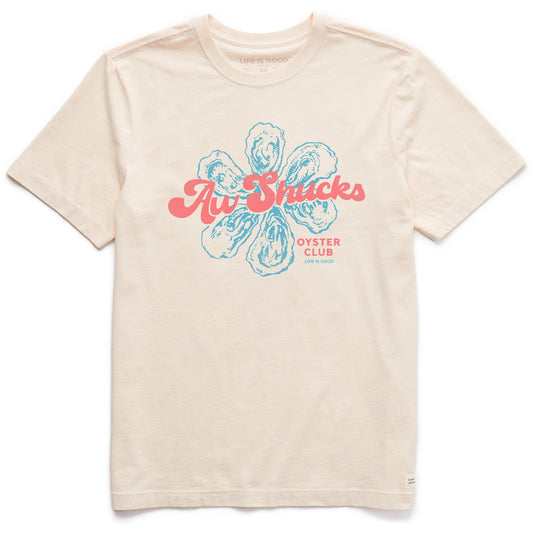 Men's Aw Shucks Oyster Club Short Sleeve Crusher Tee
