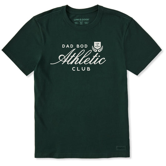 Men's Dad Bod Athletic Club Script Short Sleeve Crusher Tee