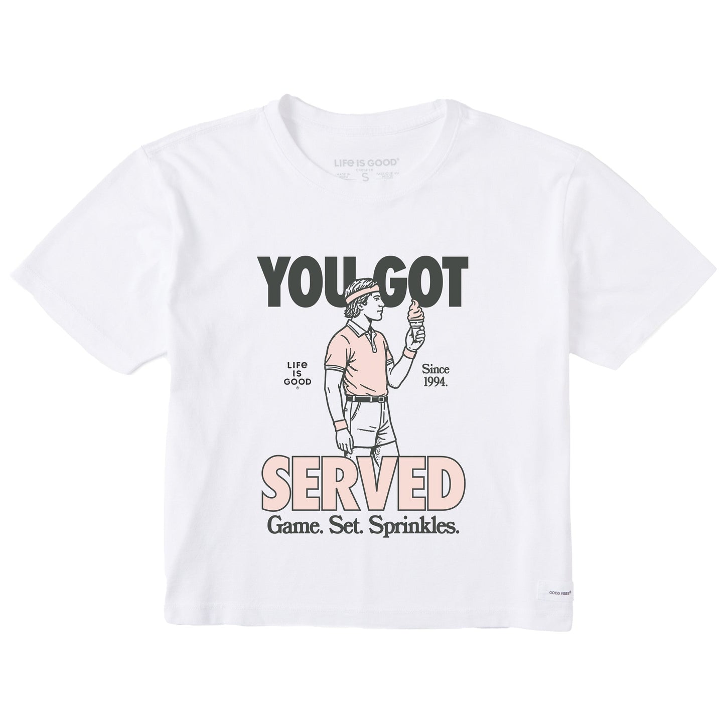 Women's You Got Soft Served Short Sleeve Crusher Boxy Tee