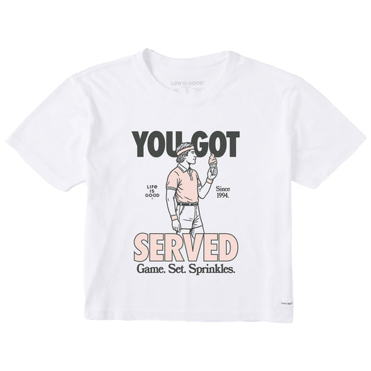 Women's You Got Soft Served Short Sleeve Crusher Boxy Tee