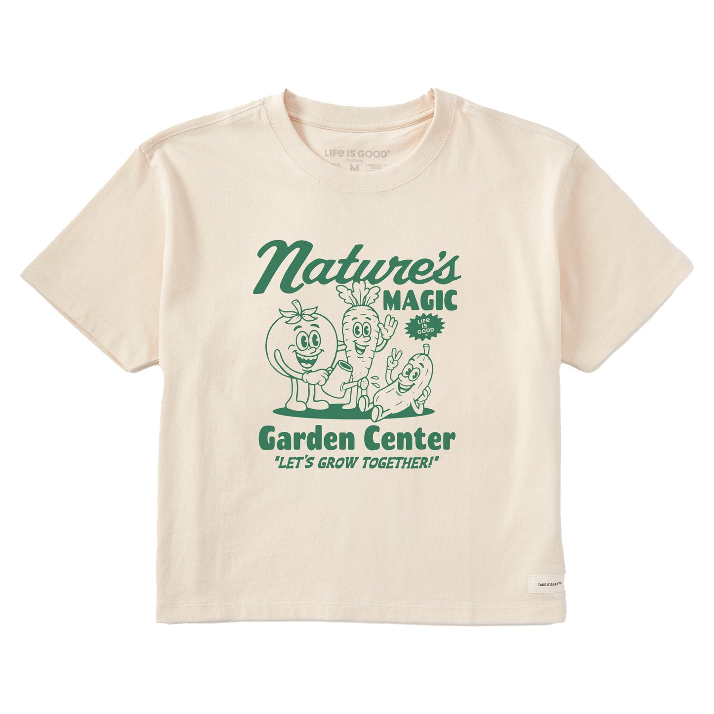 Women's Nature's Magic Garden Center Short Sleeve Crusher Boxy Tee