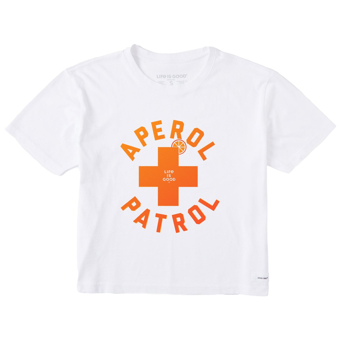 Women's Aperol Patrol Short Sleeve Crusher Boxy Tee