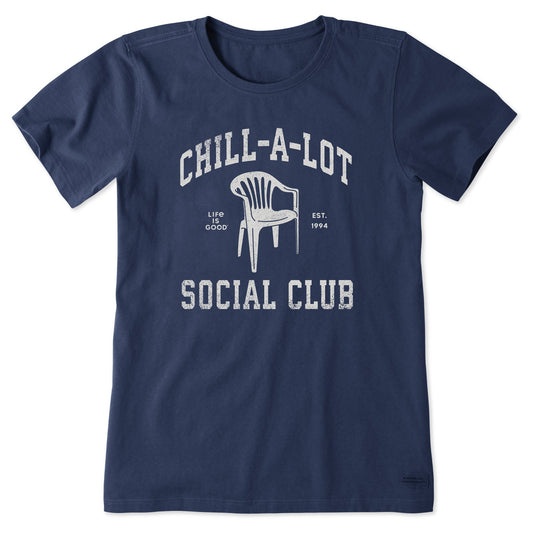 Women's Chill-a-lot Social Club Short Sleeve Tee