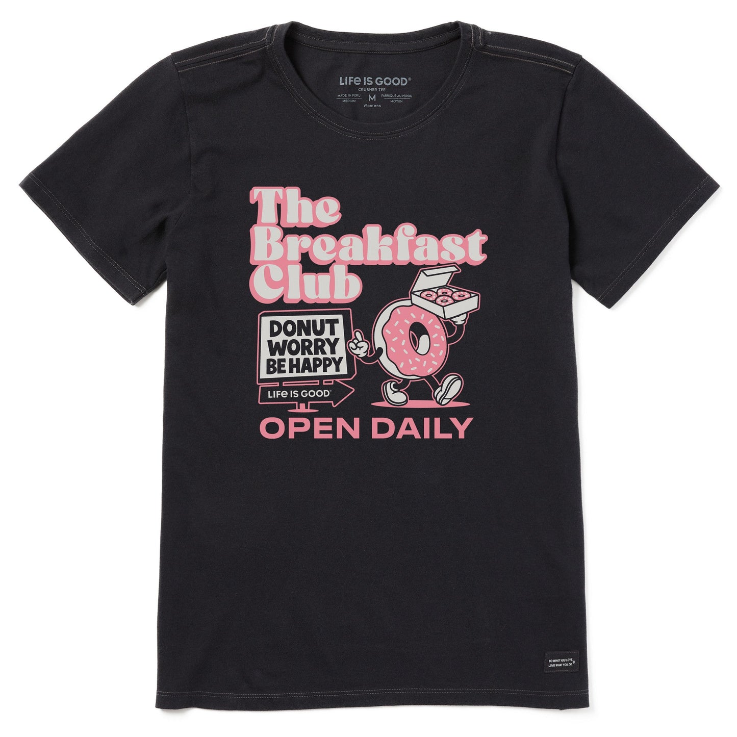 Women's The Breakfast Club Donut Short Sleeve Tee