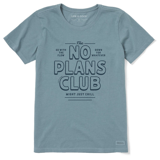 Women's No Plans Club Short Sleeve Crusher Tee