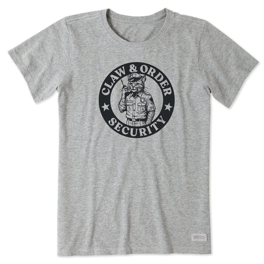 Women's Claw and Order Security Short Sleeve Crusher Tee