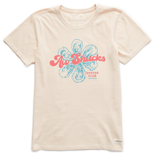 Women's Aw Shucks Oyster Club Short Sleeve Crusher Tee