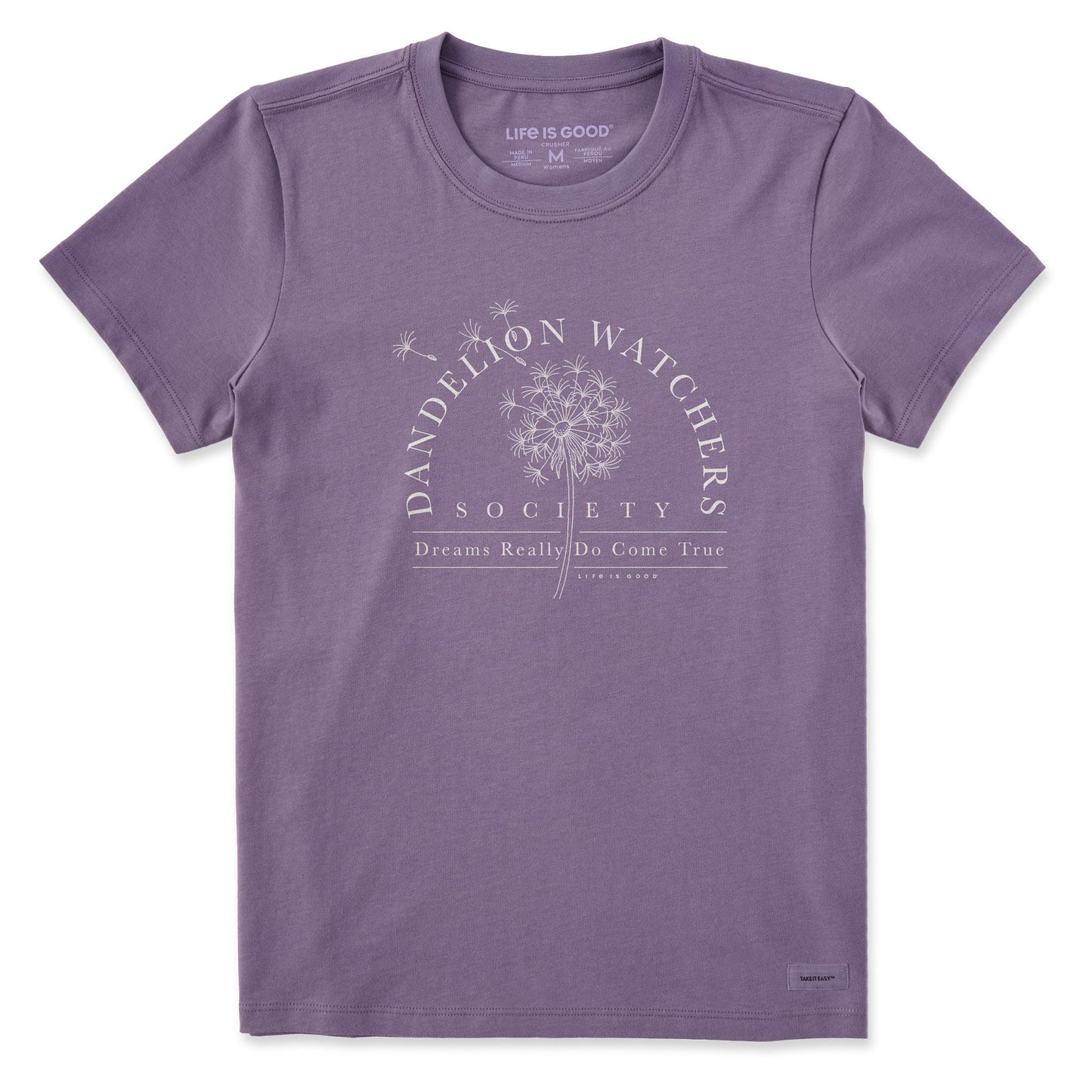 Women's Dandelion Watchers Society Short Sleeve Crusher Tee
