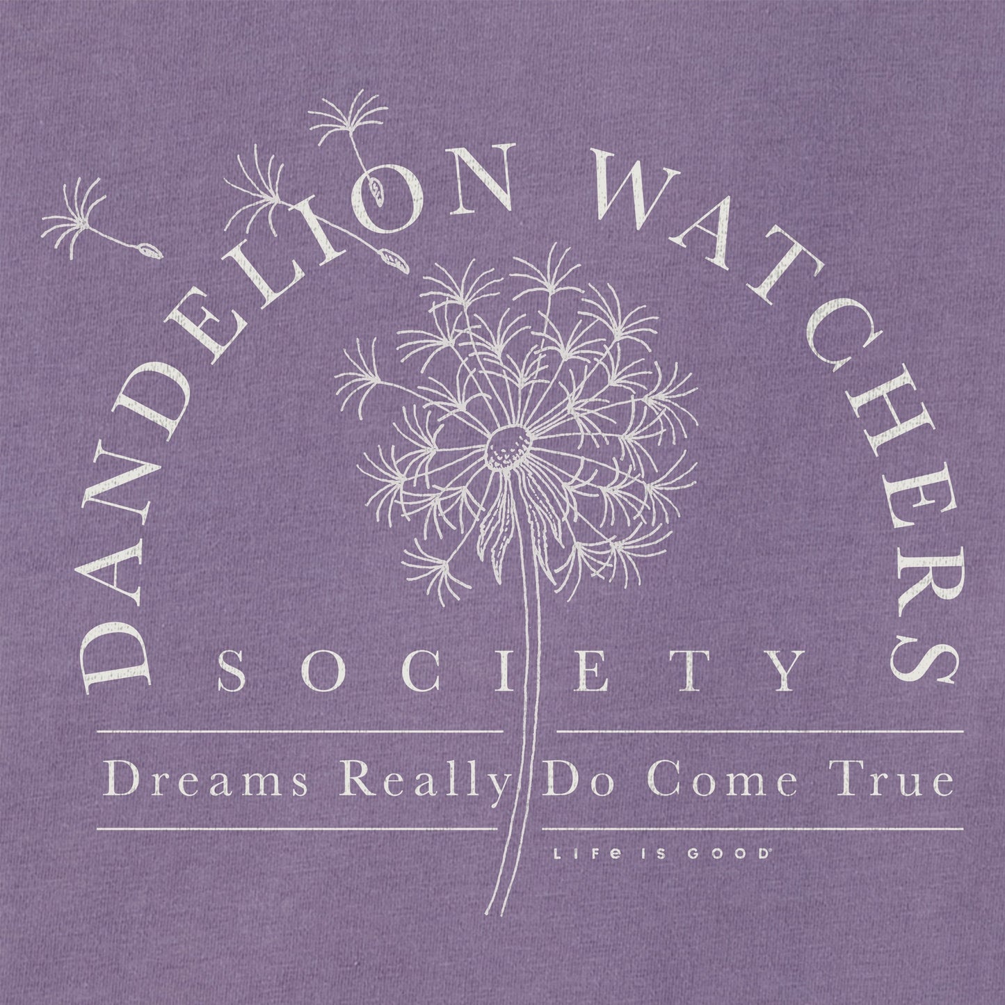 Women's Dandelion Watchers Society Short Sleeve Crusher Tee