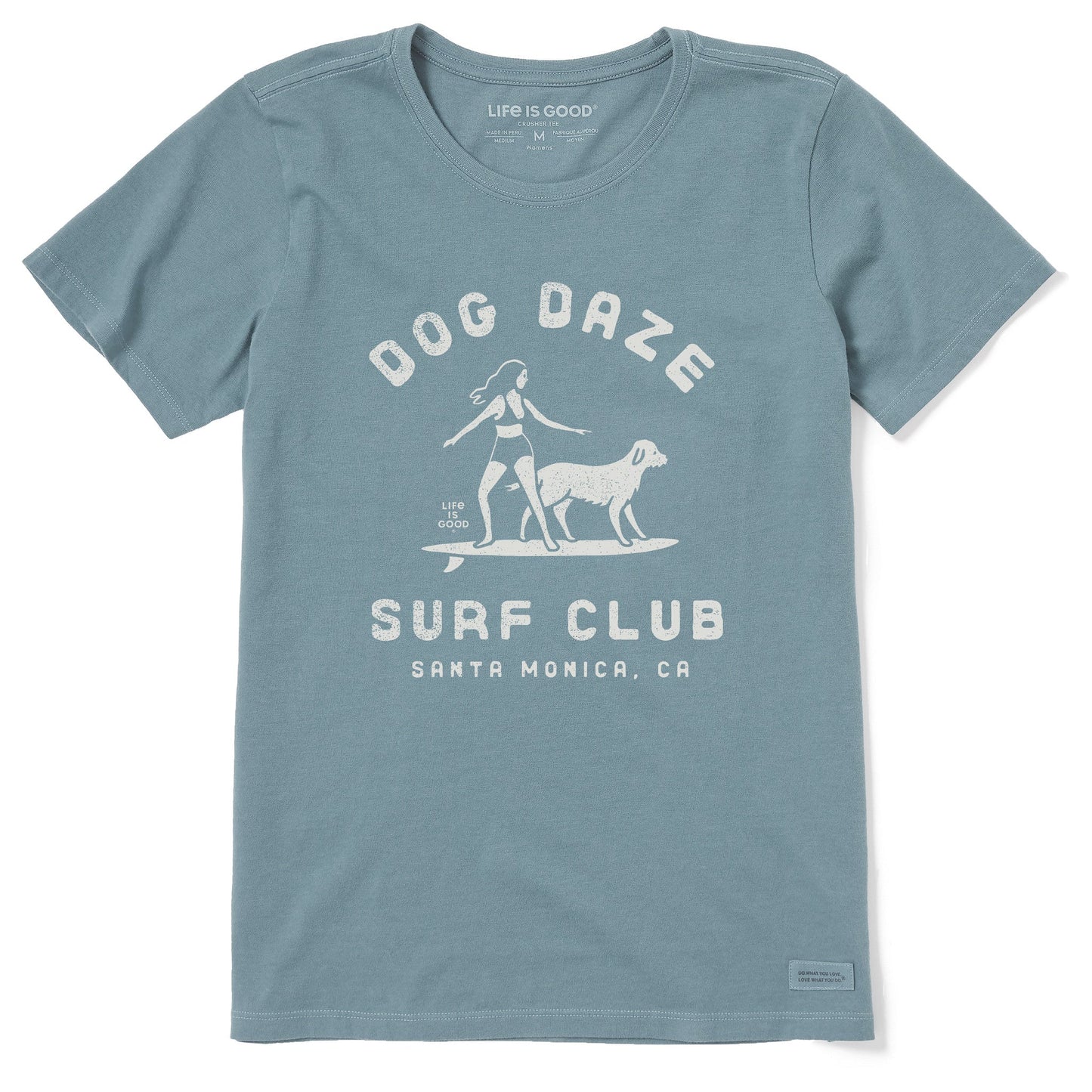 Women's Dog Daze Surf Club Short Sleeve Crusher Tee