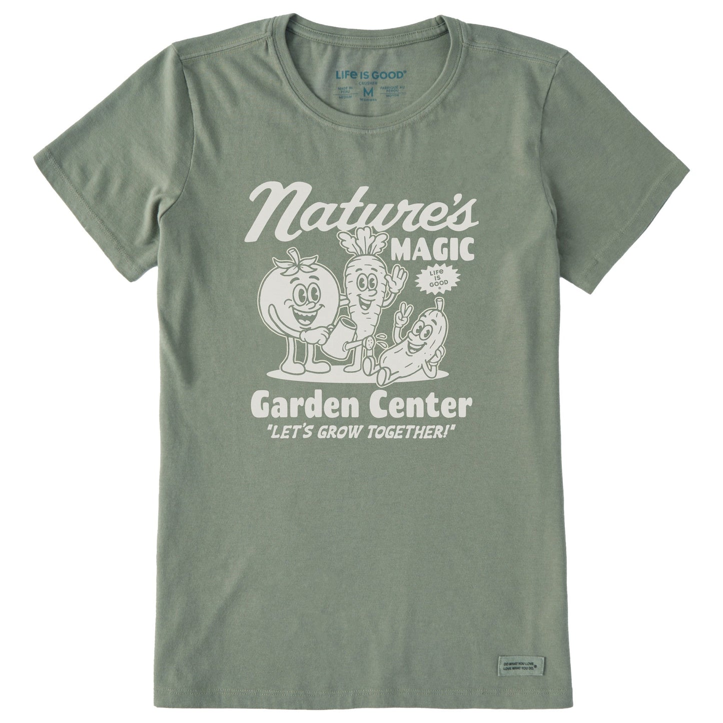 Women's Nature's Magic Garden Center Short Sleeve Crusher Tee