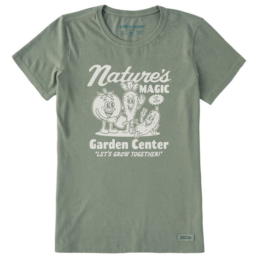 Women's Nature's Magic Garden Center Short Sleeve Crusher Tee