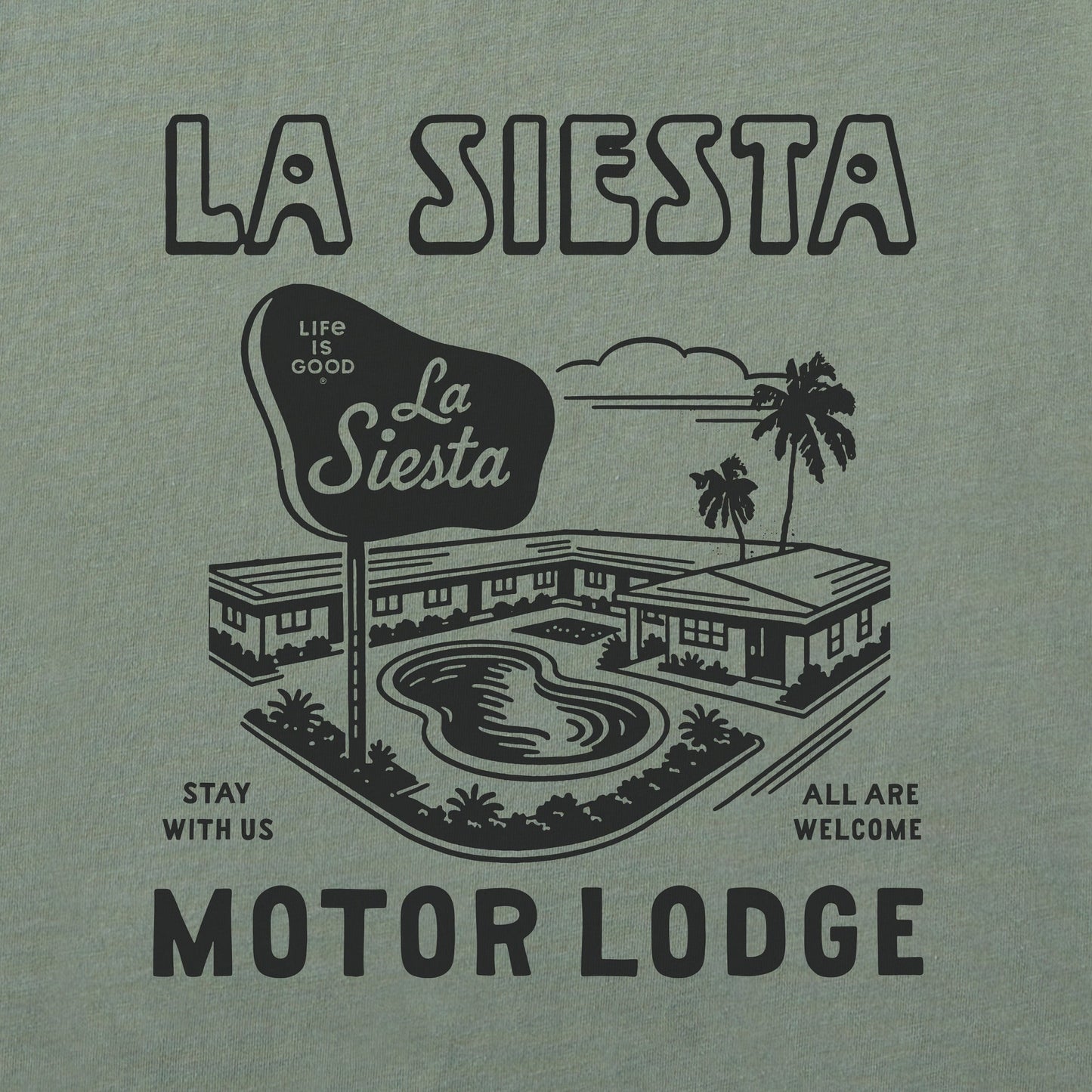 Men's La Siesta Motor Lodge Short Sleeve Tee
