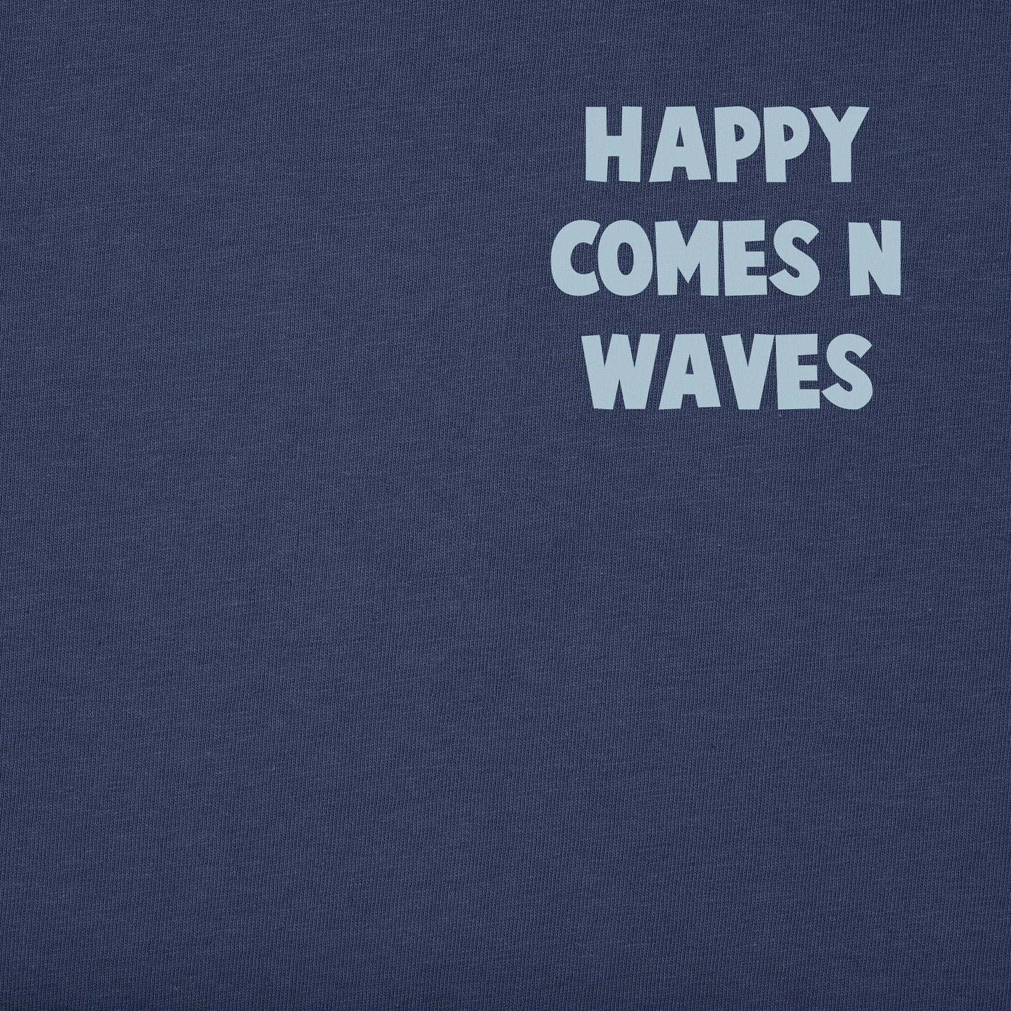 Men's Happy Comes N Waves Short Sleeve Tee