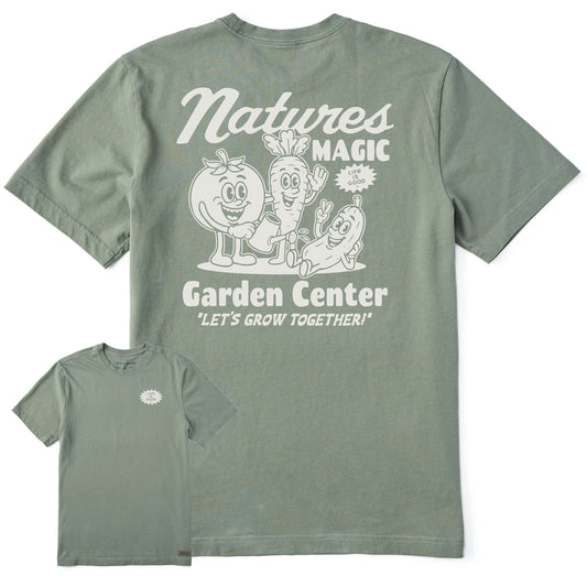 Men's Nature's Magic Garden Center Short Sleeve Tee