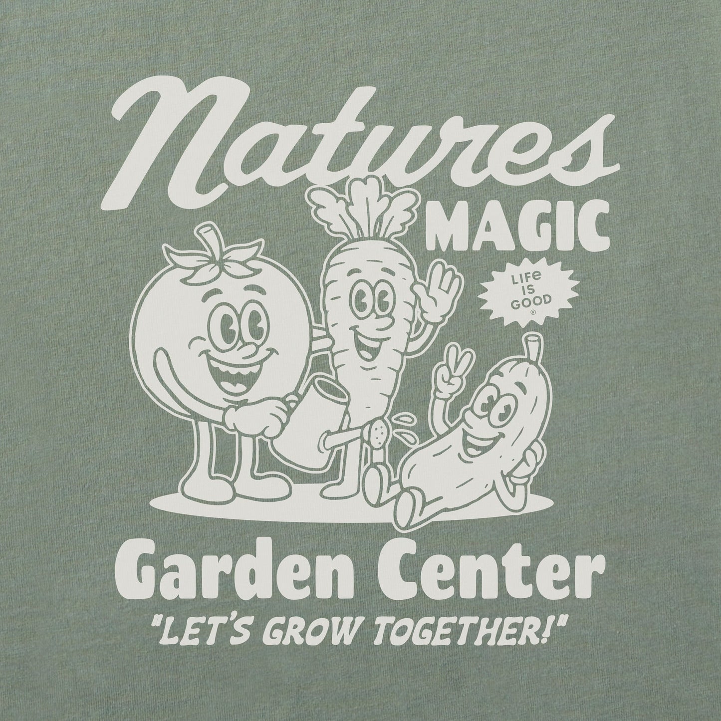 Men's Nature's Magic Garden Center Short Sleeve Tee