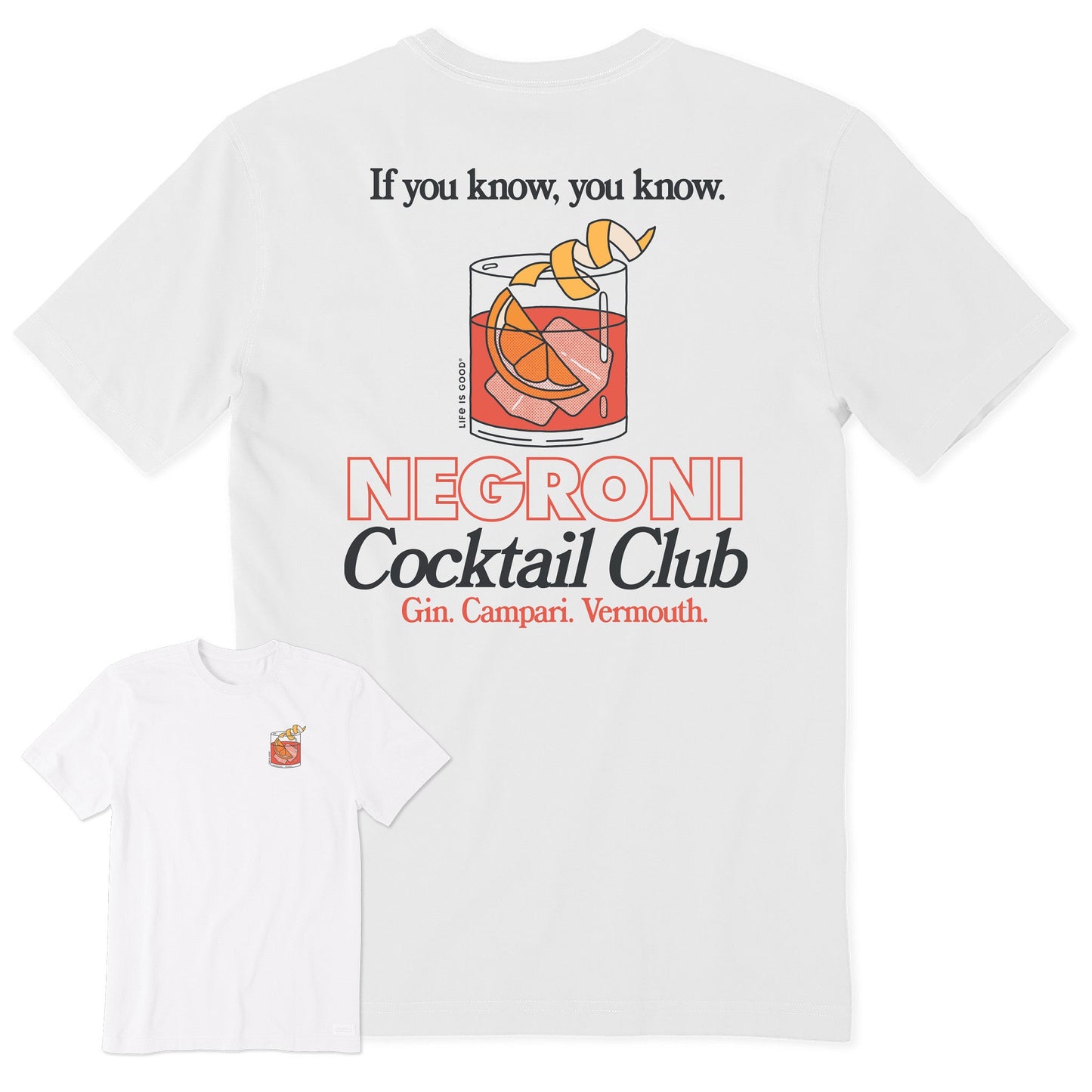 Men's Negroni Cocktail Club Short Sleeve Tee