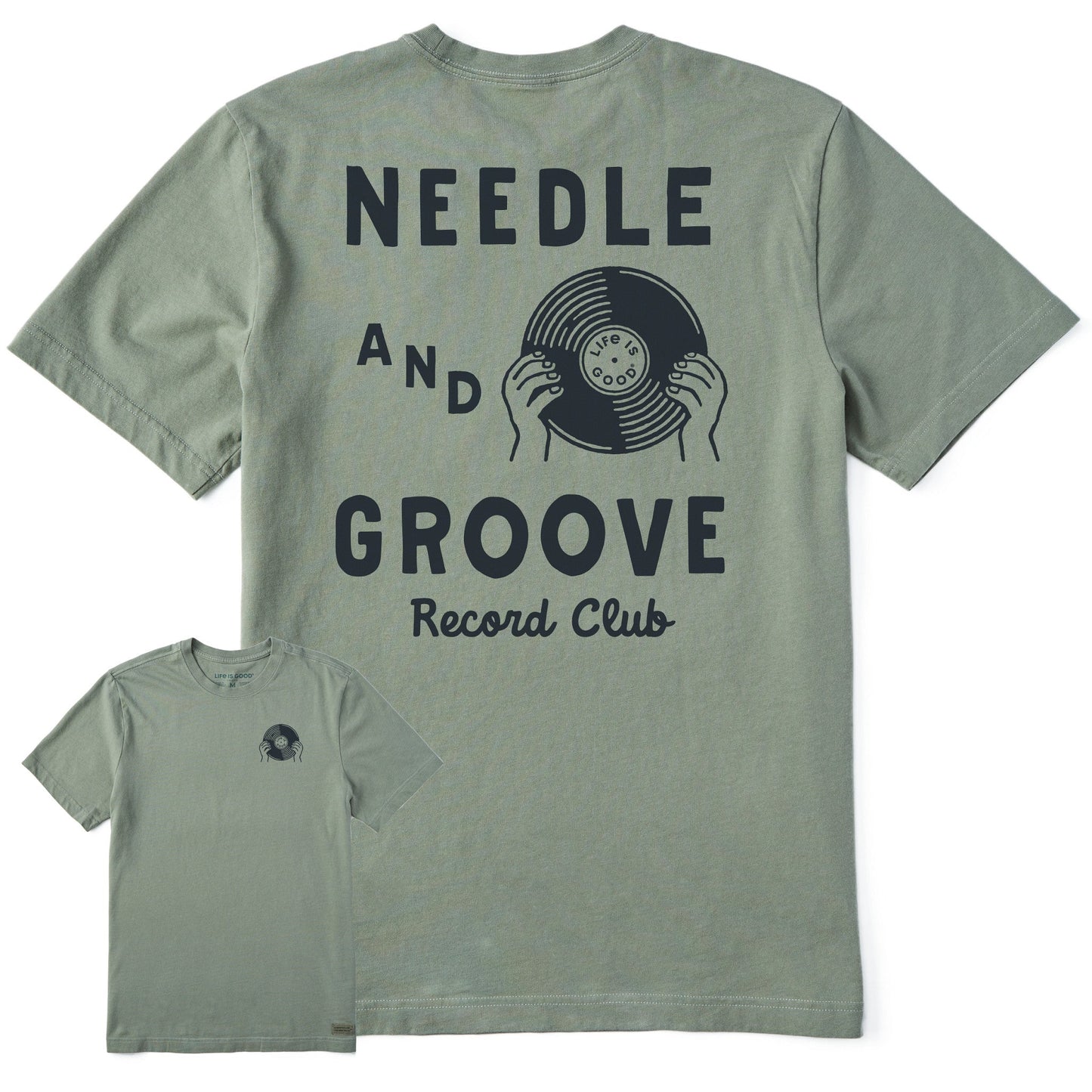 Men's Needle and Groove Record Club Short Sleeve Tee
