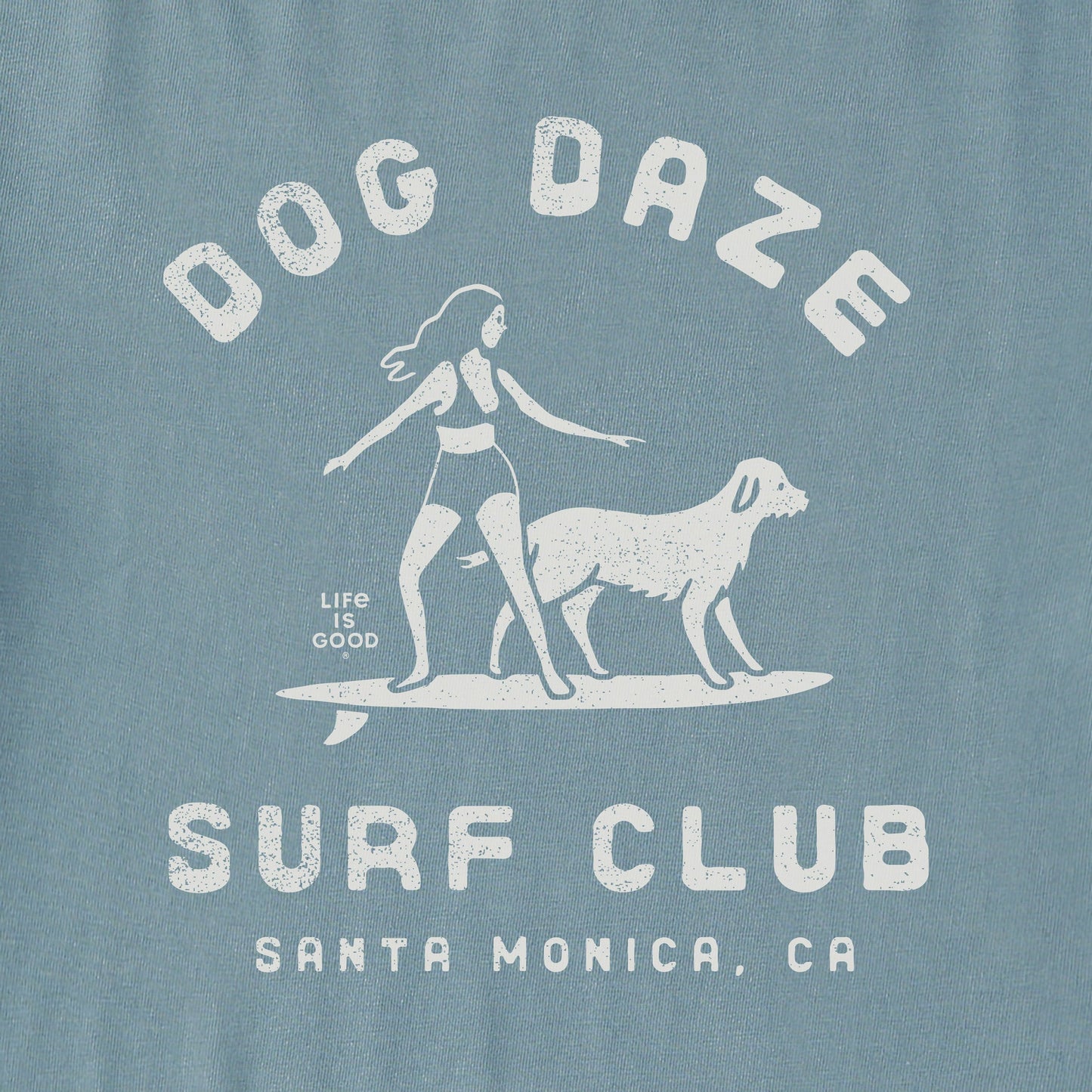 Men's Dog Daze Surf Club Short Sleeve Crusher Tee