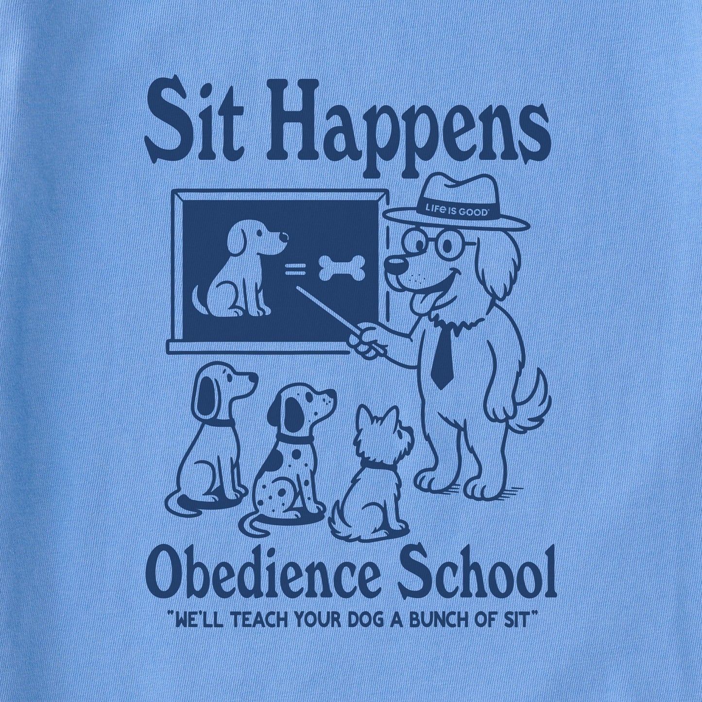 Women's Sit Happens Short Sleeve Crusher Boxy Tee