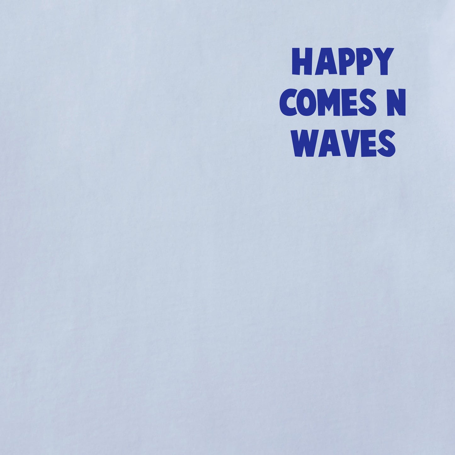 Women's Happy Comes N Waves Short Sleeve Crusher Tee
