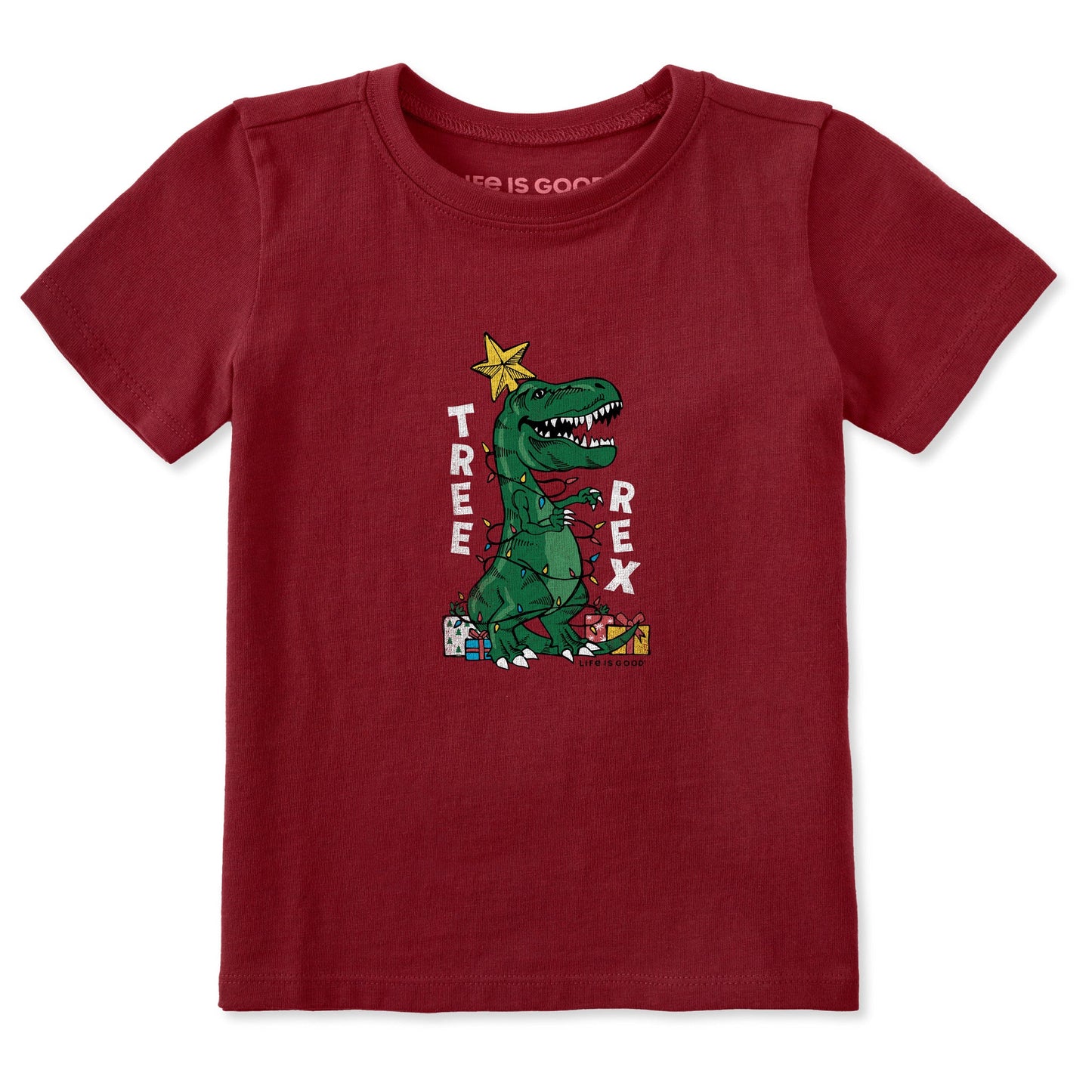 Toddler Tree Rex Short Sleeve Crusher Tee