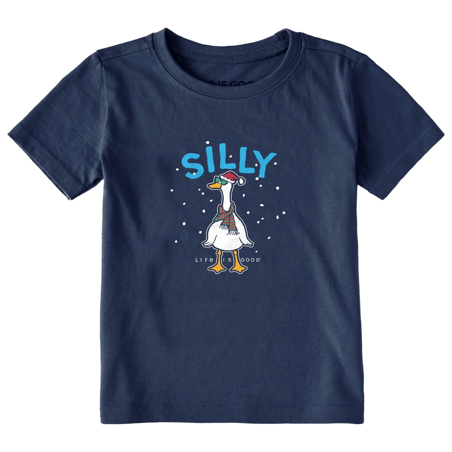 Toddler Silly Goose Snow Short Sleeve Crusher Tee
