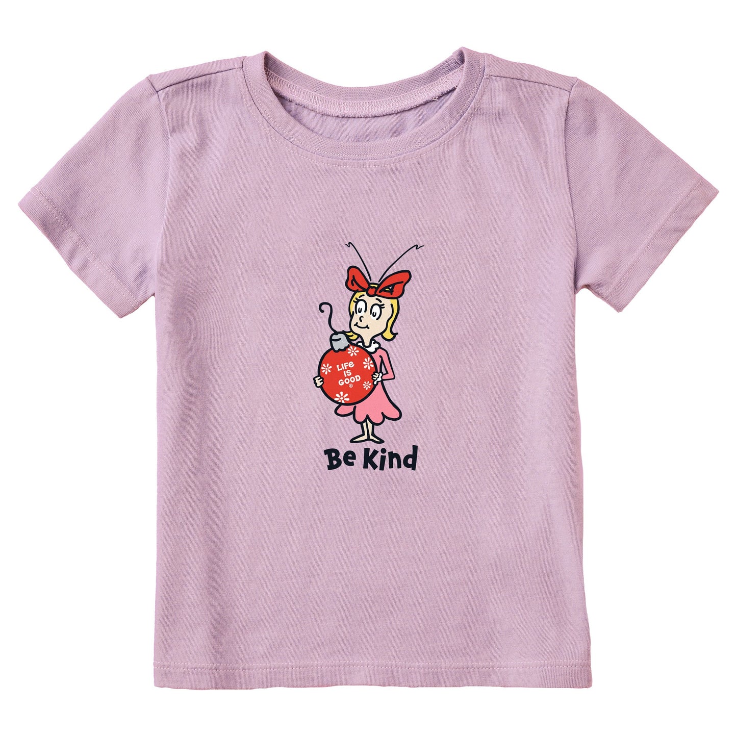 Toddler Cindy-Lou Be Kind Short Sleeve Crusher Tee