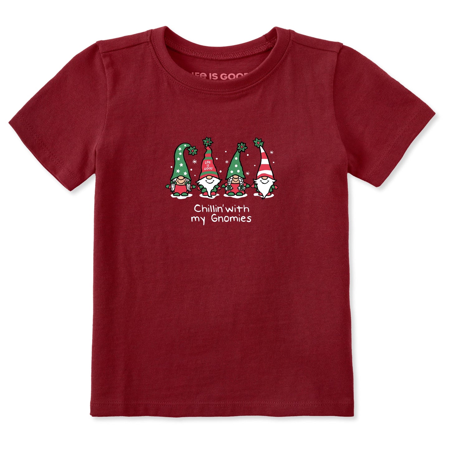 Toddler Chillin' with my Gnomies Fam Short Sleeve Crusher Tee