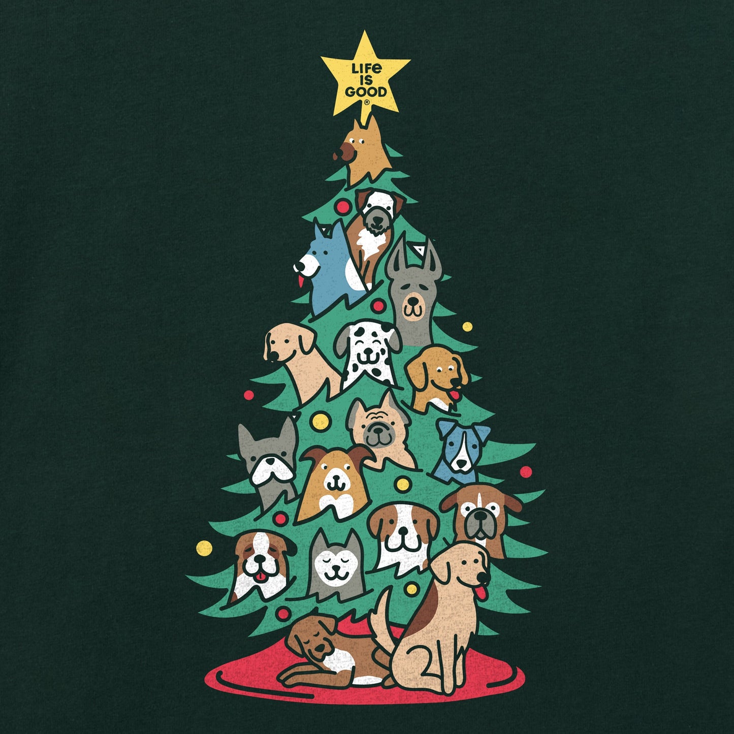 Women's Bark The Herald Tree Long Sleeve Crusher Vee