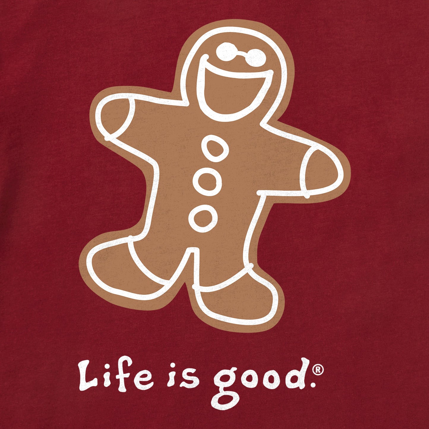 Women's Gingerbread Jake Long Sleeve Crusher Vee