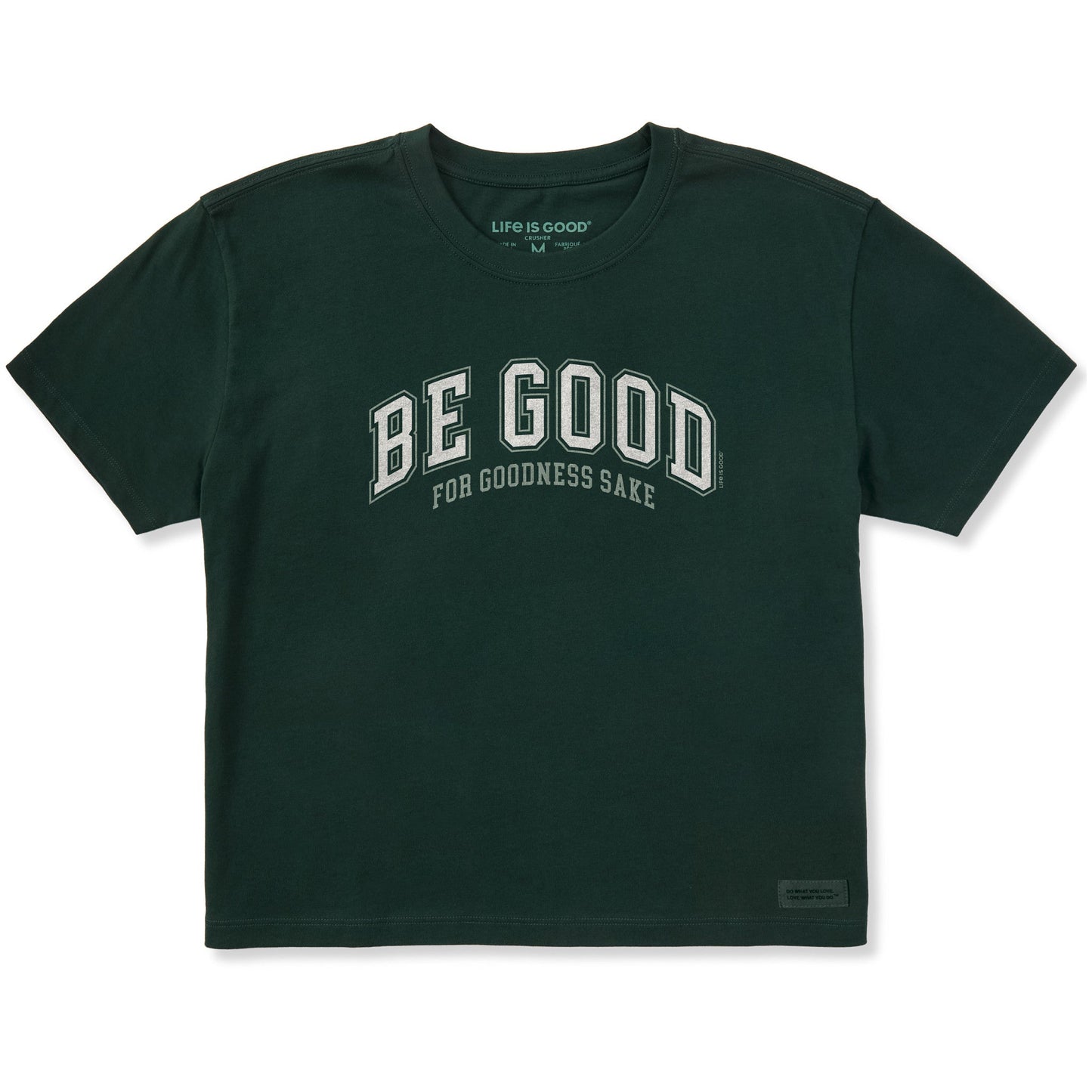 Women's Be Good For Goodness Sake Short Sleeve Crusher Boxy Tee