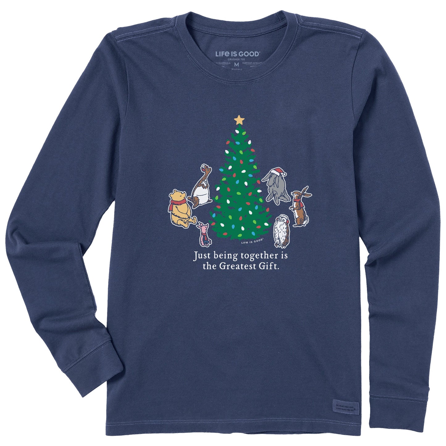 Women's Greatest Gift Winnie & Friends Long Sleeve Crusher Tee