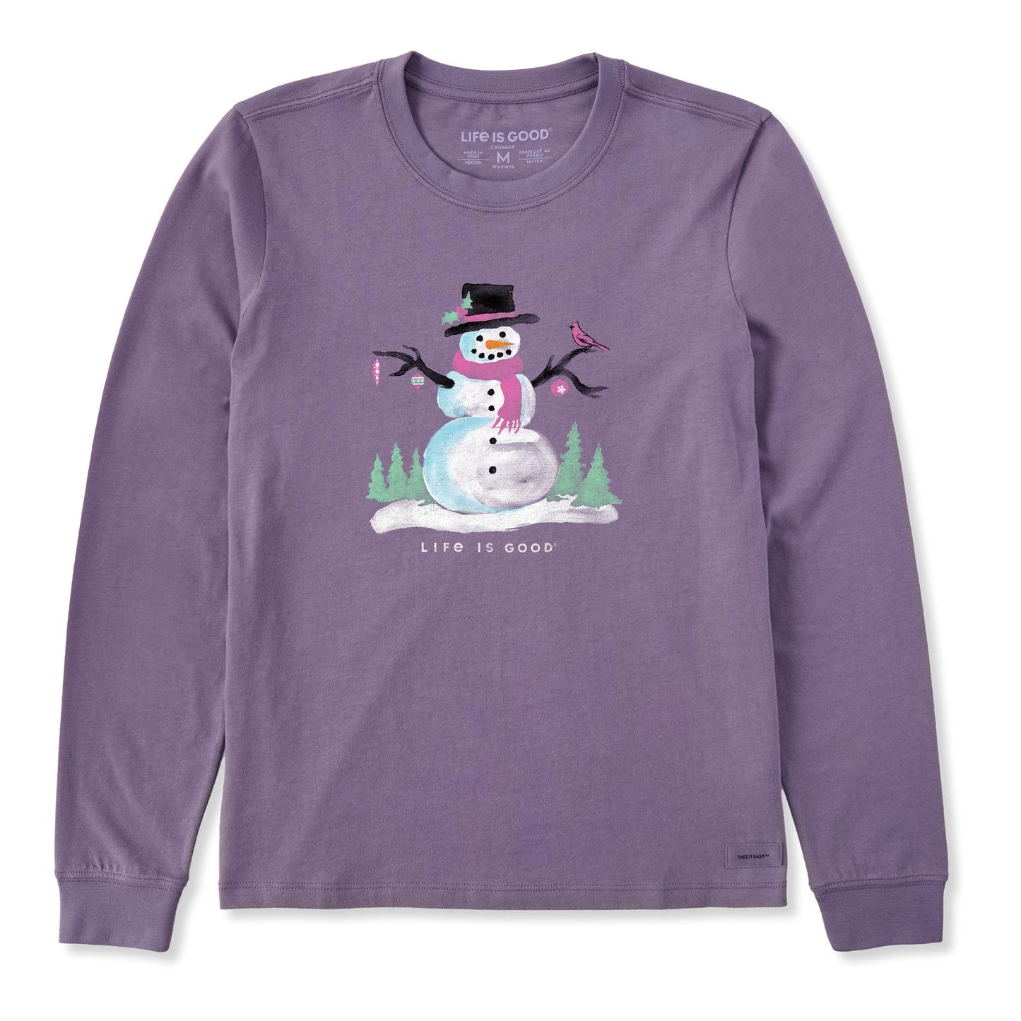 Women's Frosty Friends Long Sleeve Crusher Tee