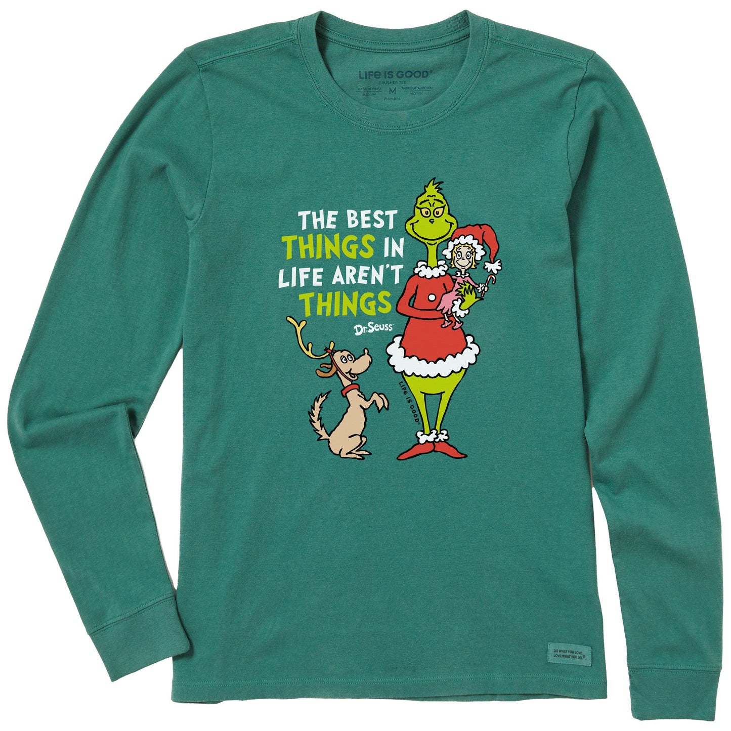 Women's The Best Things Grinch Long Sleeve Crusher Tee