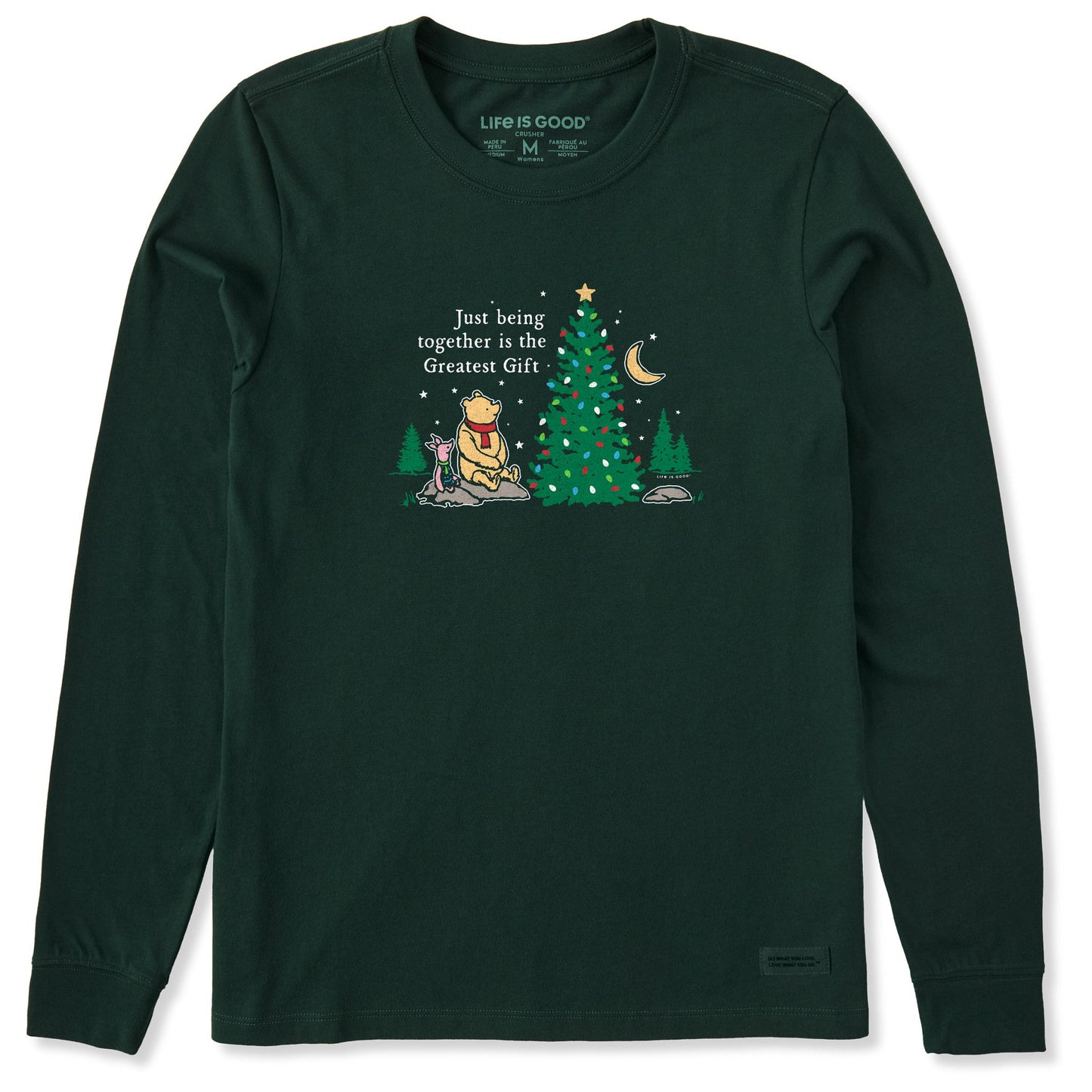 Women's Greatest Gift Winnie & P Long Sleeve Crusher Tee