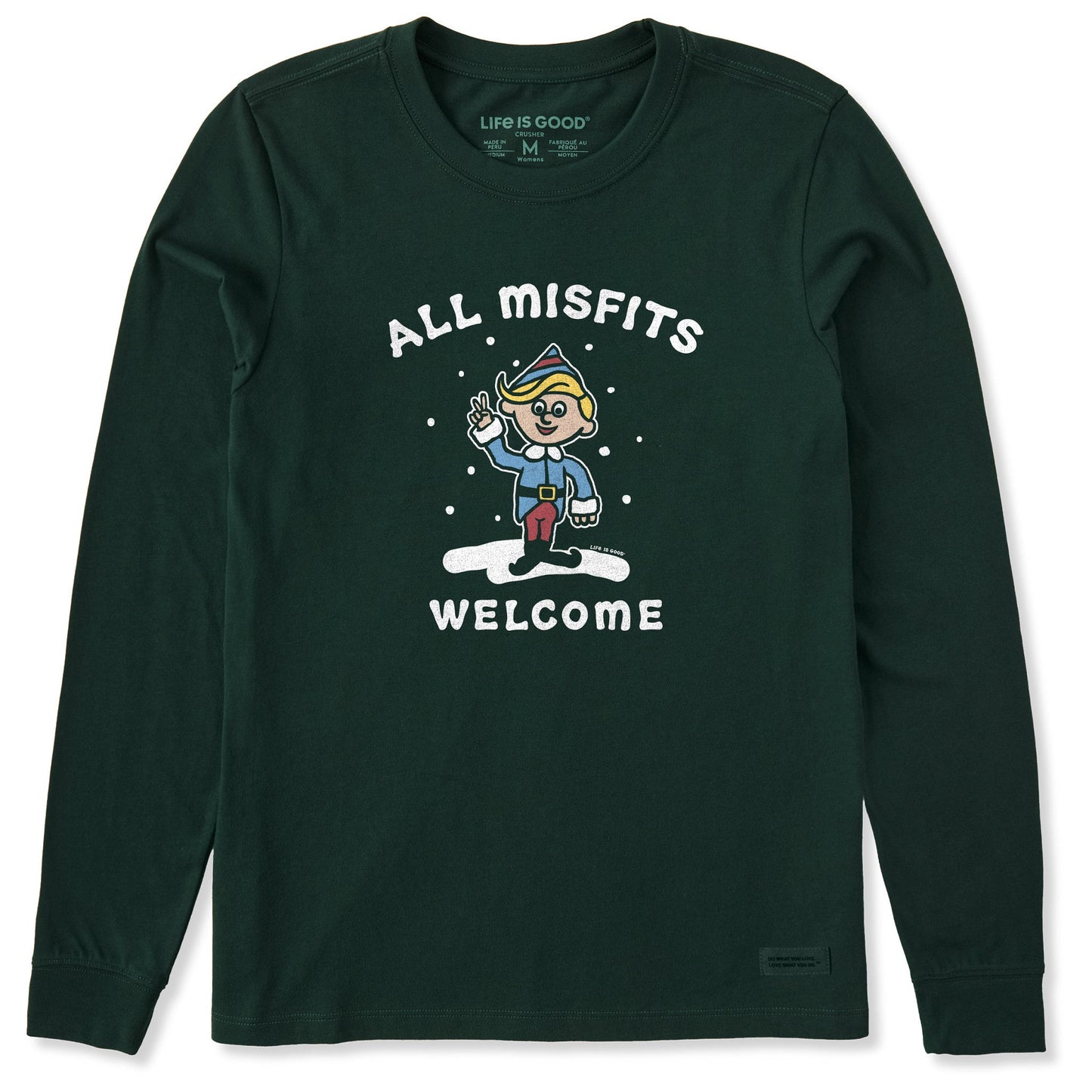 Women's All Misfits Welcome Long Sleeve Crusher Tee