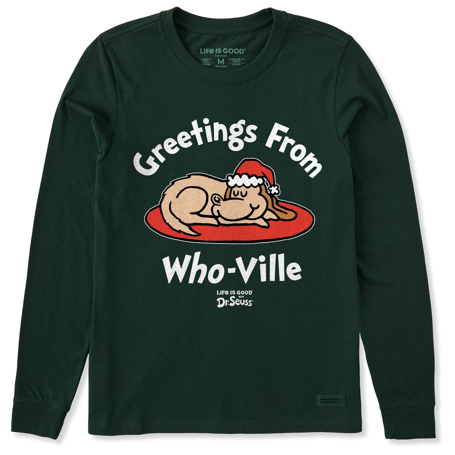 Women's Greetings from Who-Ville Max Long Sleeve Crusher Tee