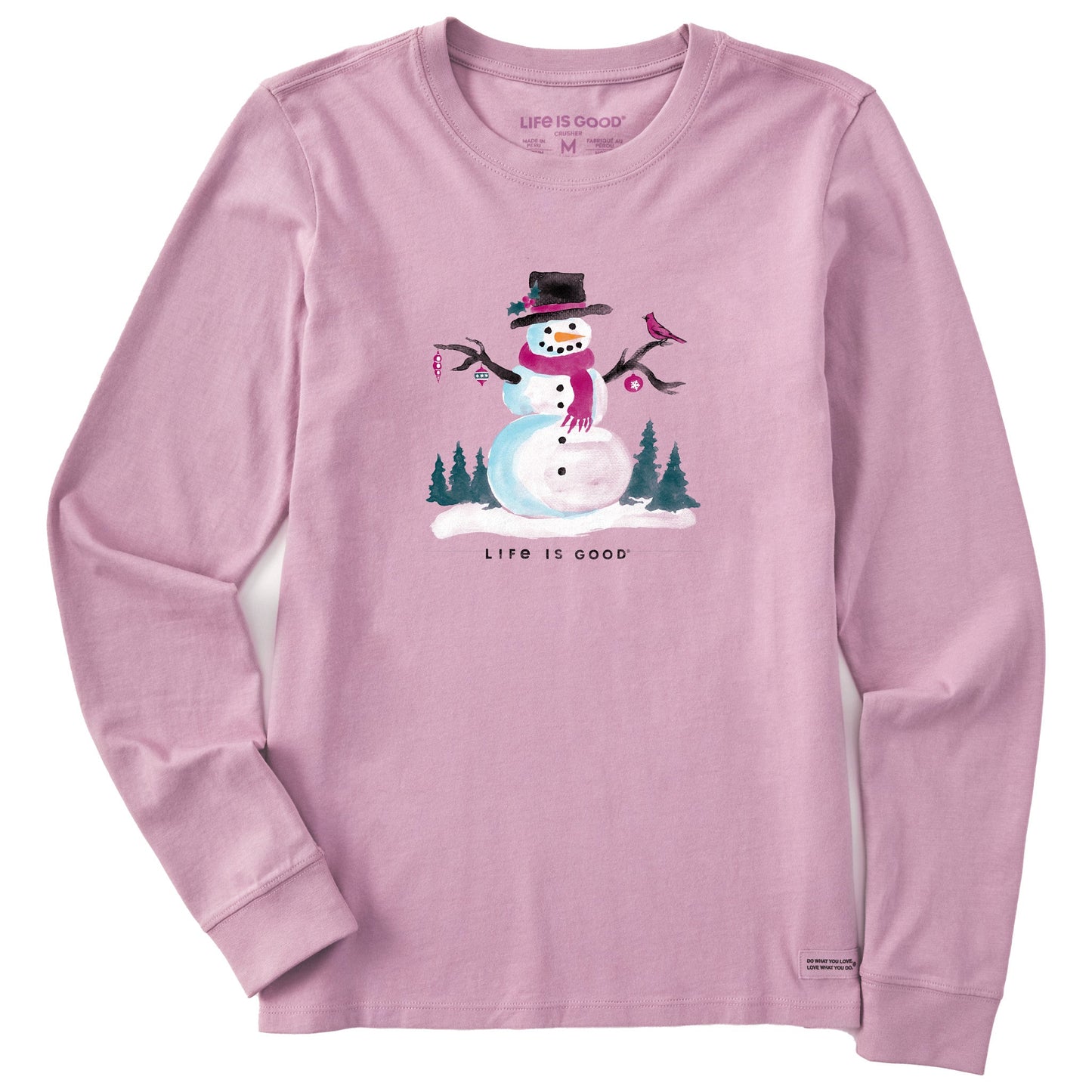 Women's Frosty Friends Long Sleeve Crusher Tee