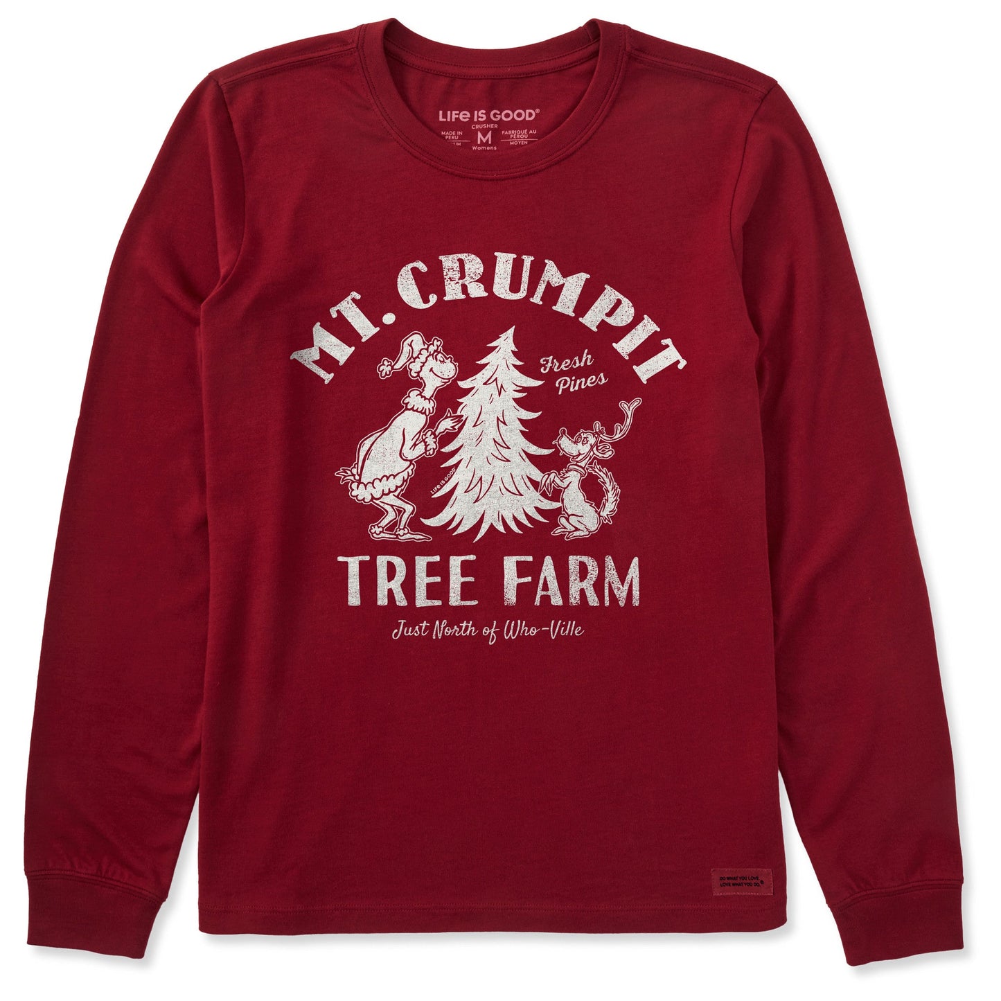 Women's Mt. Crumpit Tree Farm Long Sleeve Crusher Tee