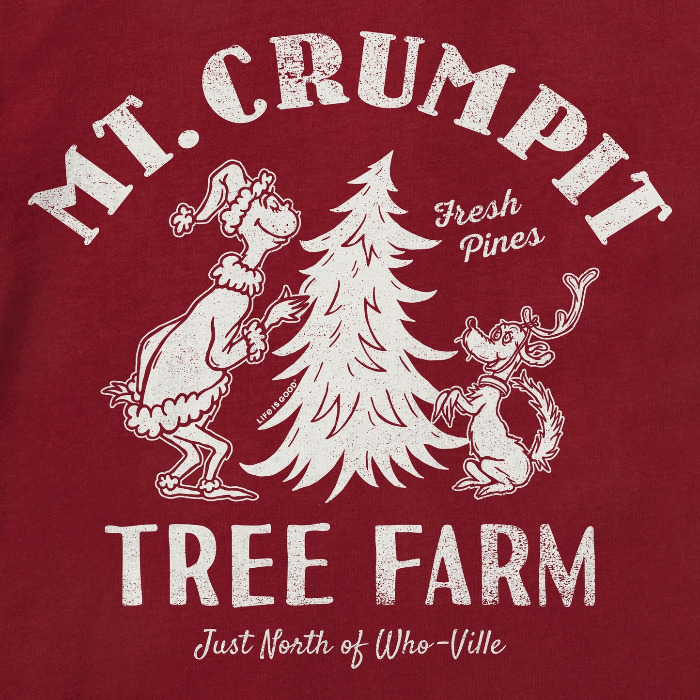 Women's Mt. Crumpit Tree Farm Long Sleeve Crusher Tee